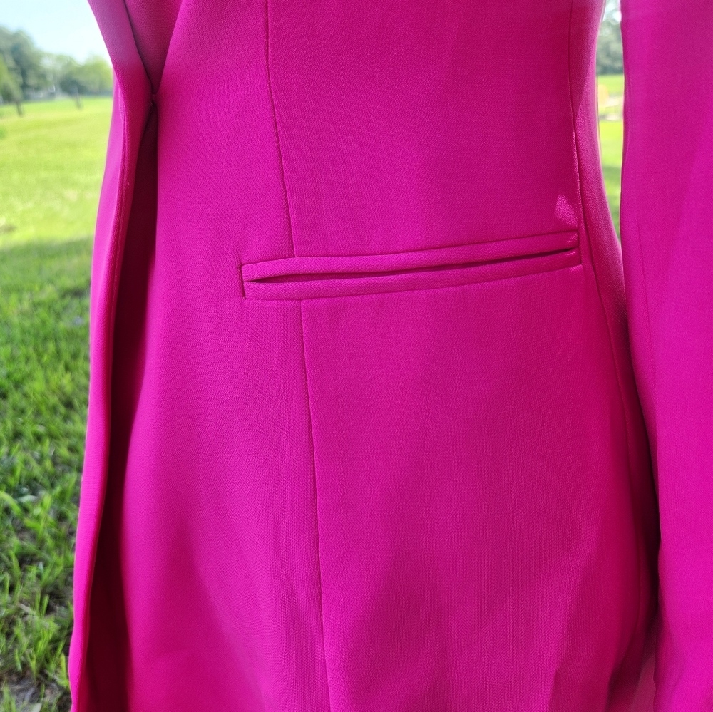 Jay godfrey hot pink blazer dress size xs women's - Picture 3 of 7